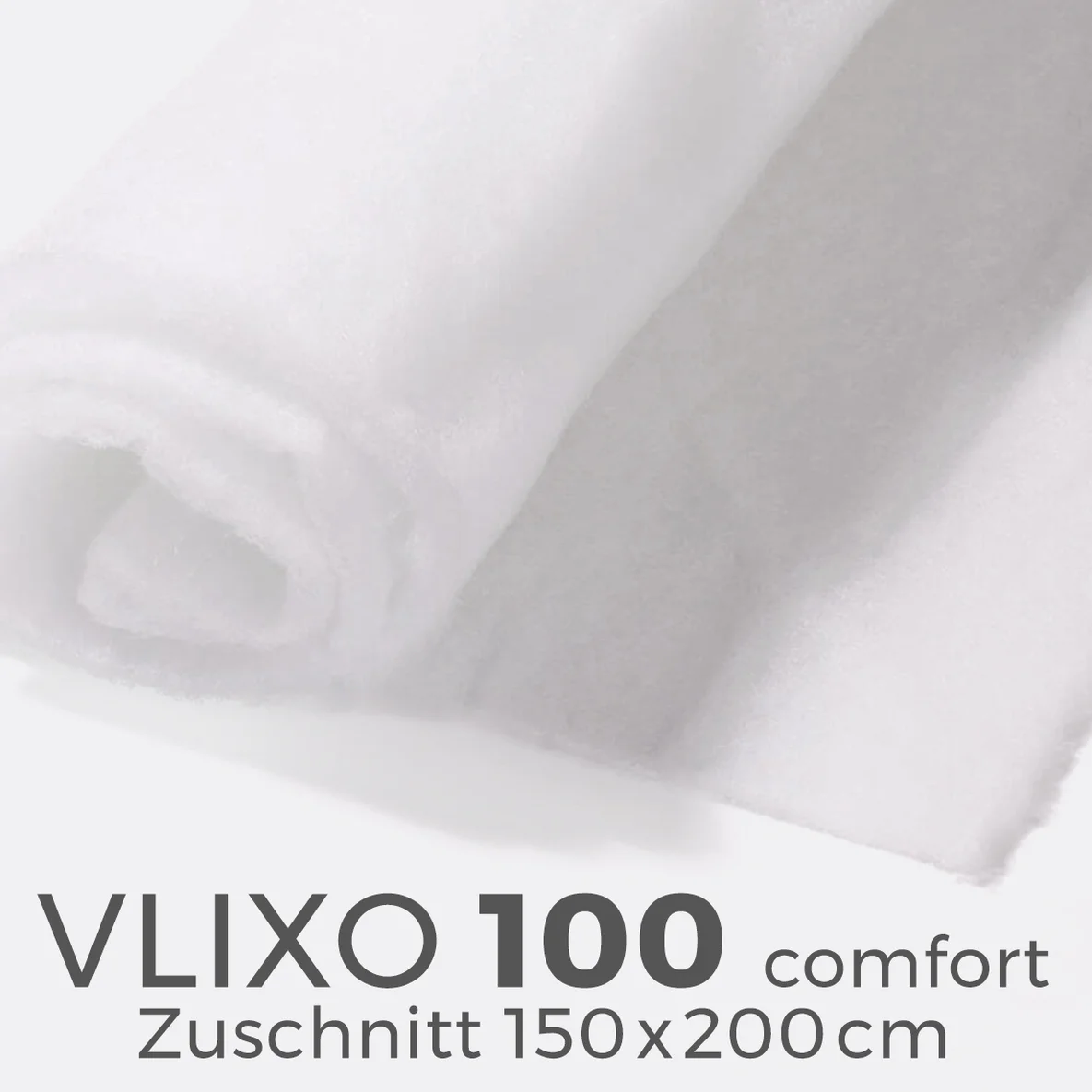 VLIXO Comfort 100 Volumenvlies Zuschnitt 150x200cm