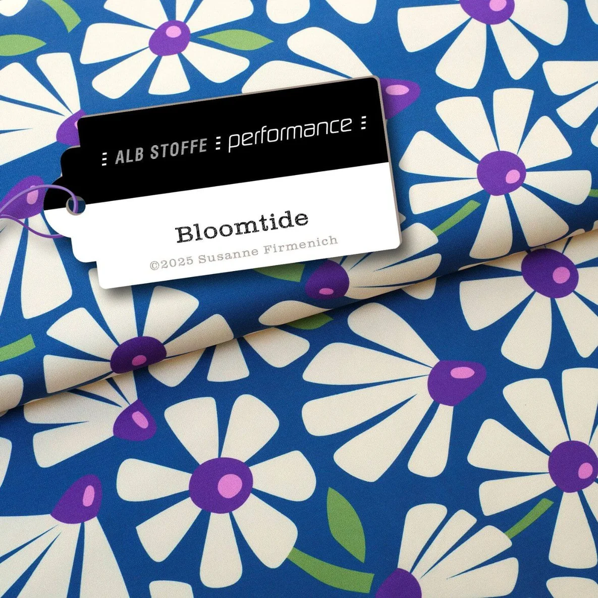 Albstoffe Performance Kollektion Bloomtide Blau