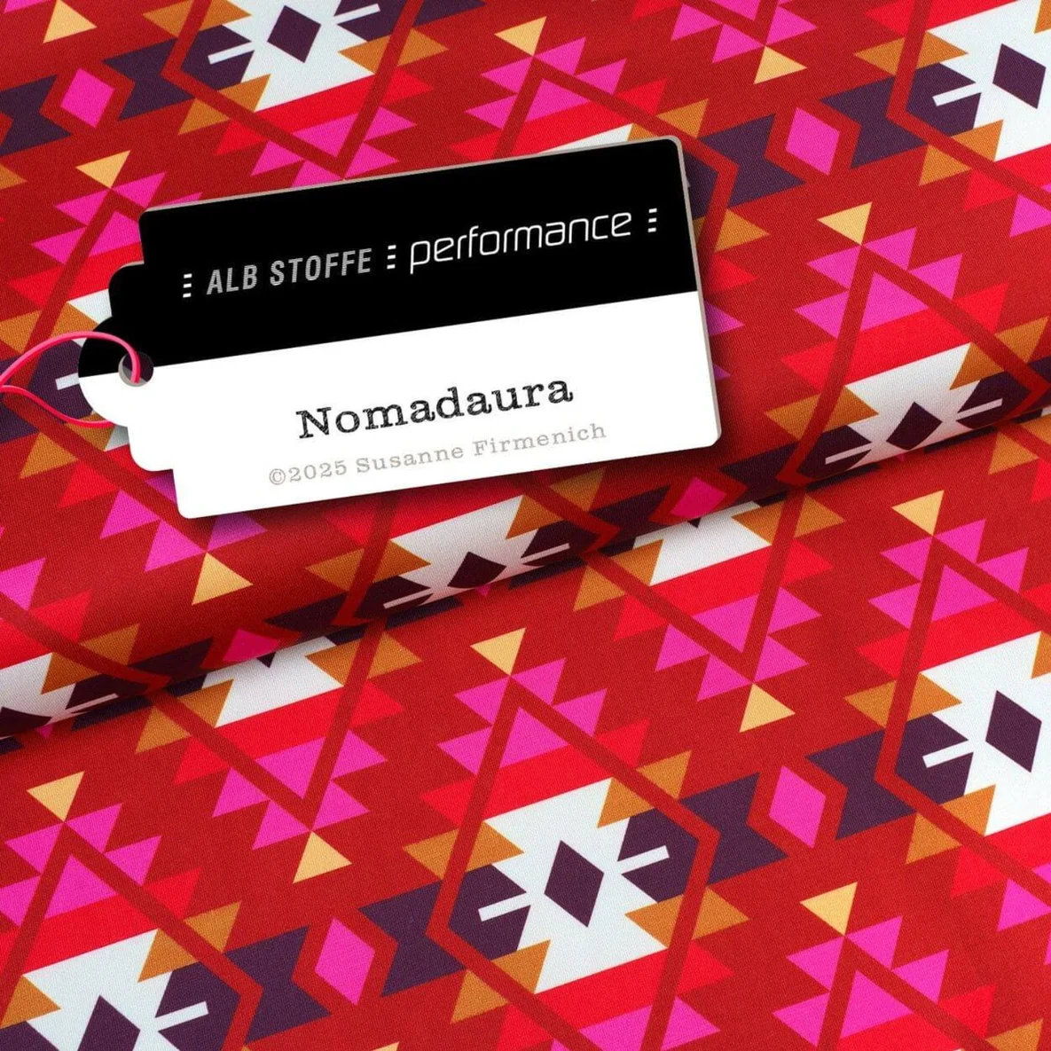 Albstoffe Performance Kollektion "Nomadaura" Rot
