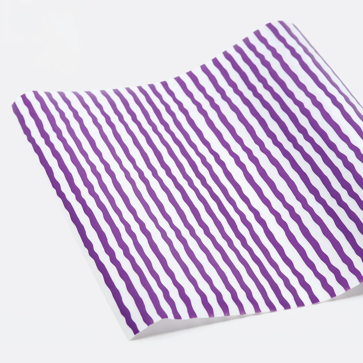 Jelly Vinyl Design, 30 x 135 cm, Wonky Stripes Lila