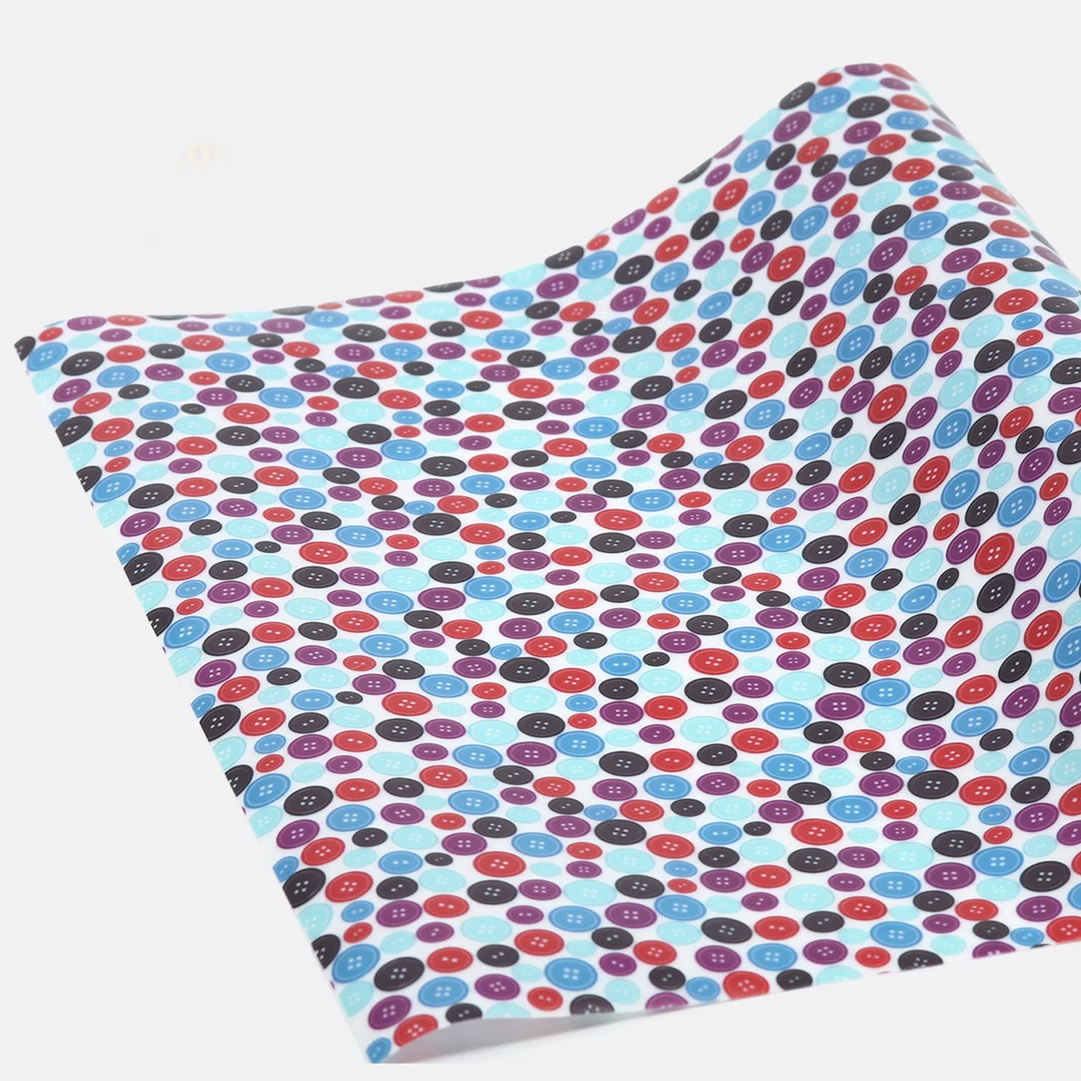 Jelly Vinyl Design, 30 x 135 cm, Buttons