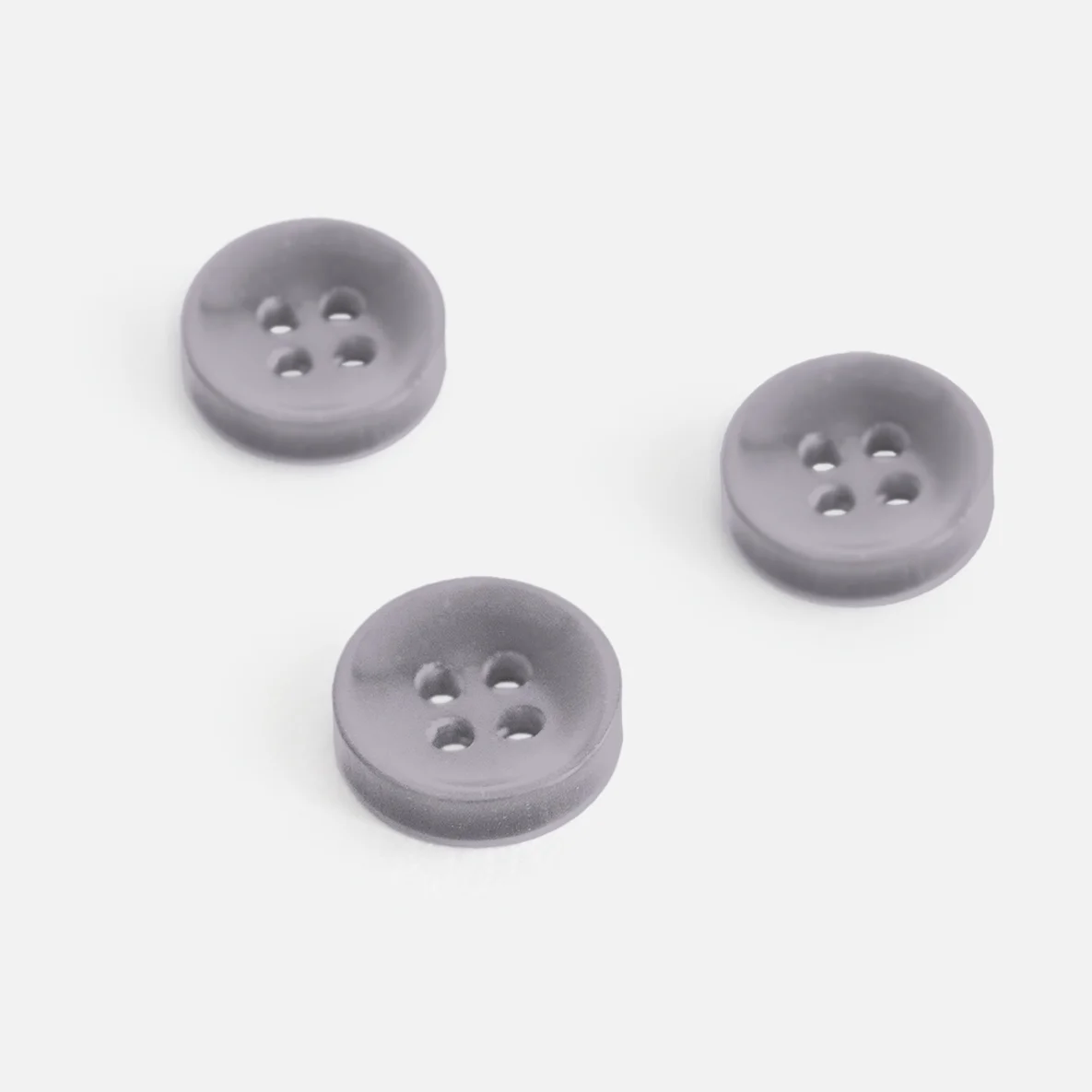 Knopf Perlmutt-Optik, 11 mm, Hellgrau