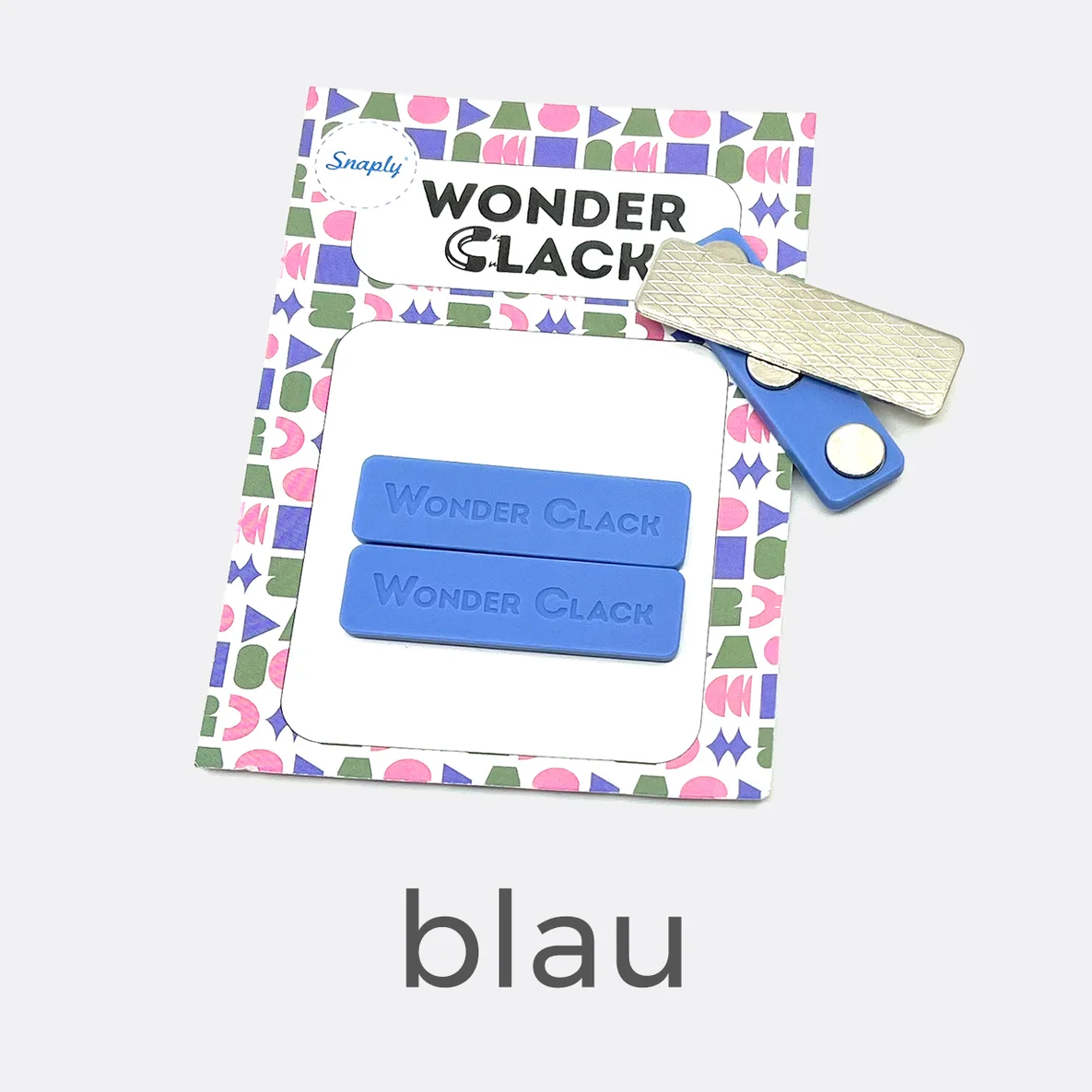 Snaply Wonder Clack Fixiermagnete 3 Stück blau