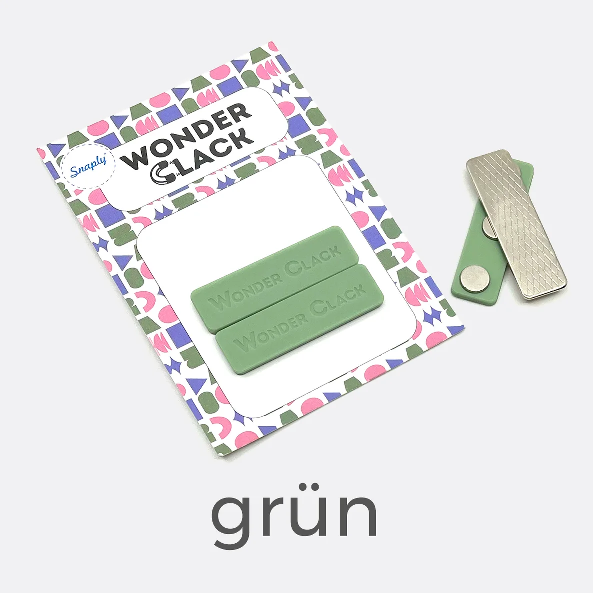 Snaply Wonder Clack Fixiermagnete 3 Stück grün