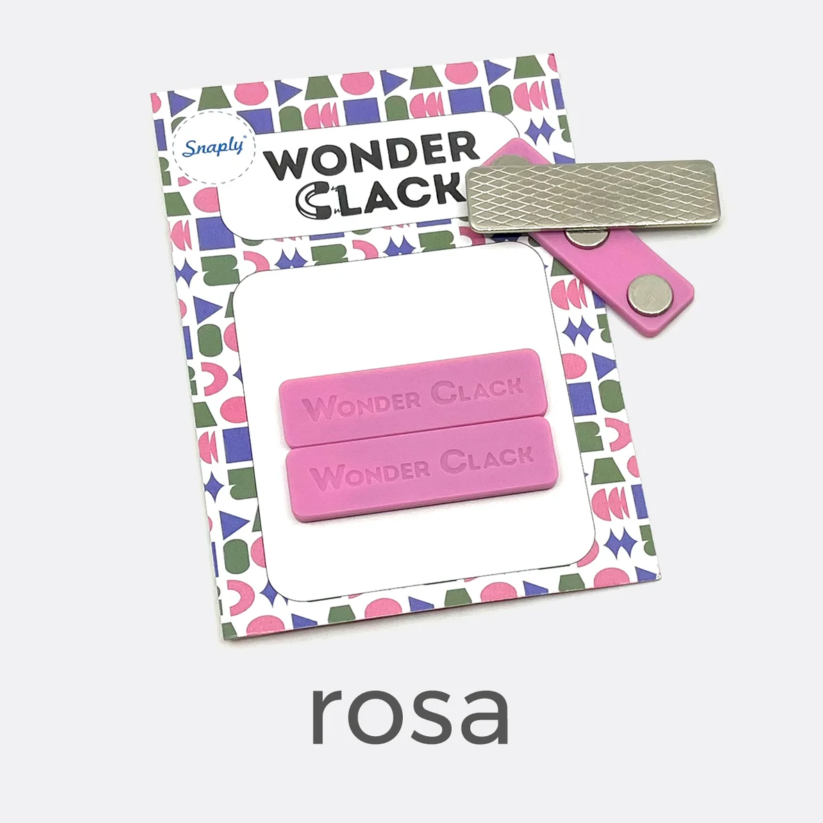 Snaply Wonder Clack Fixiermagnete 3 Stück Rosa