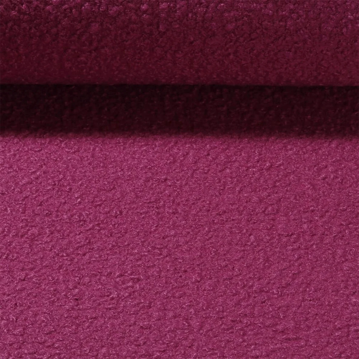 Mantelstoff Bouclé Uni, Fuchsia