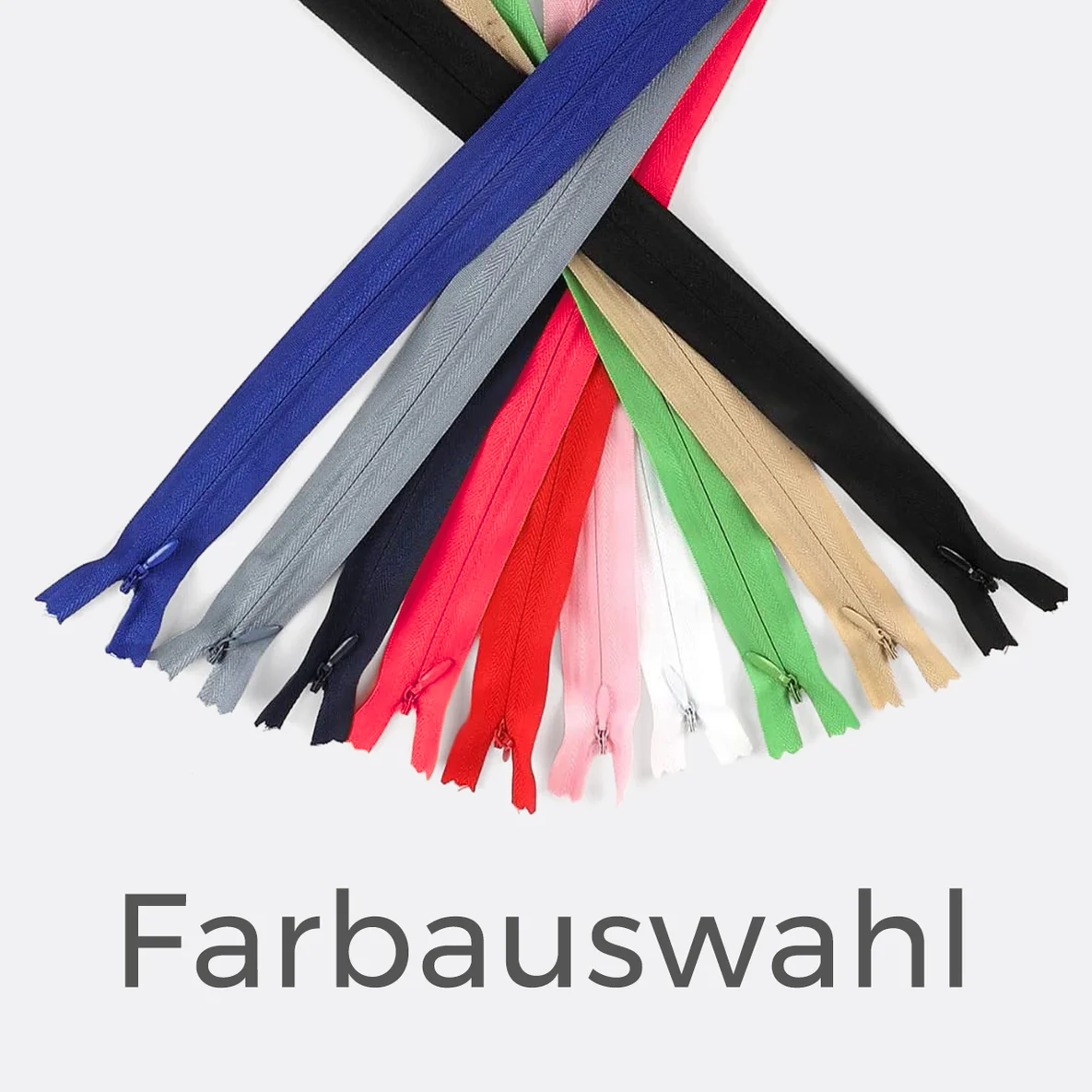 Reißverschluss, Nahtverdeckt, 60 cm