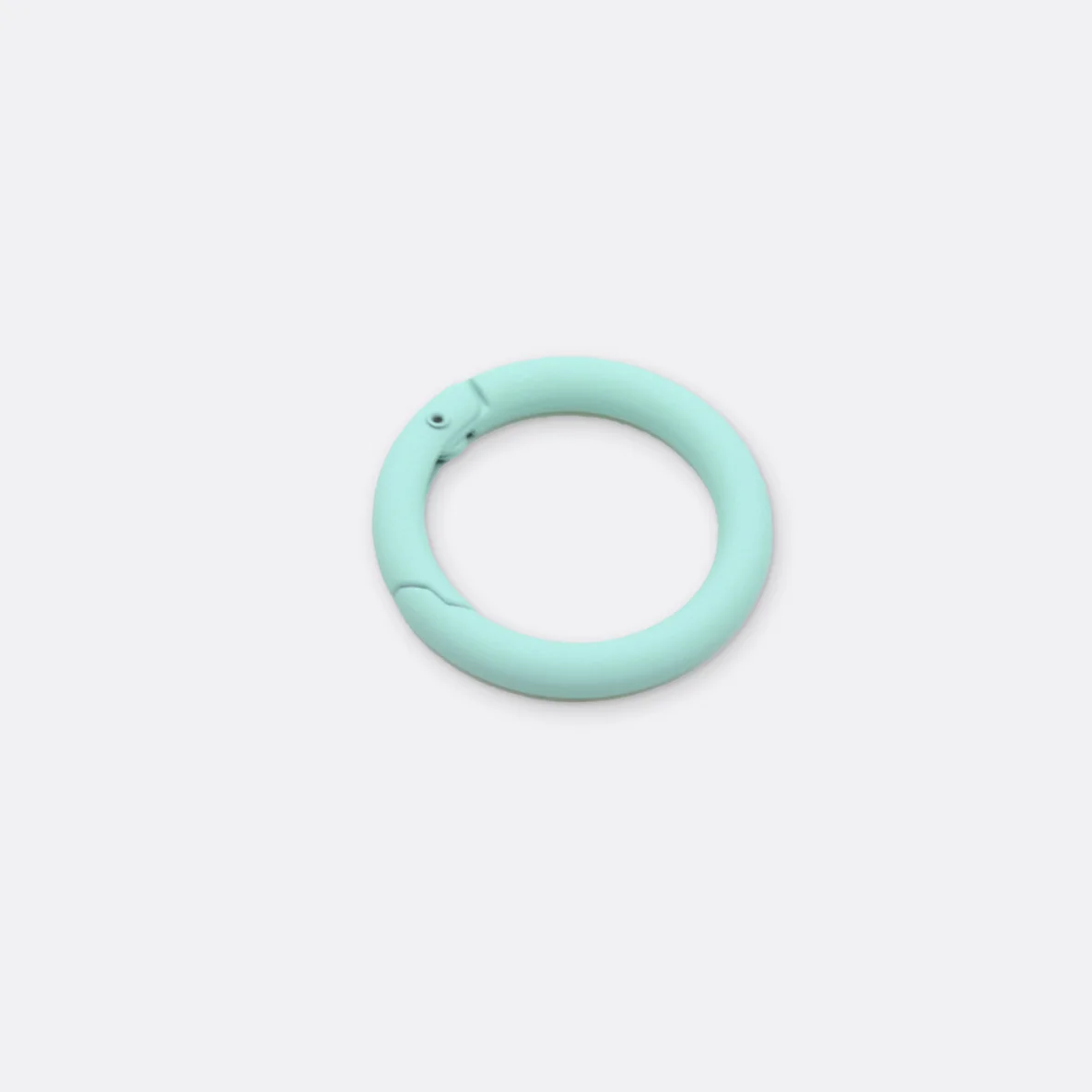 Ring mit Schnappverschluss, 25mm, 1 Stück, Mint D871