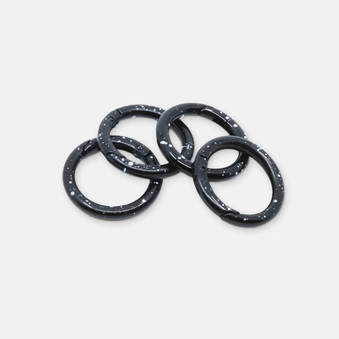 Ring mit Schnappverschluss, 25mm, 4 Stück, Splasch