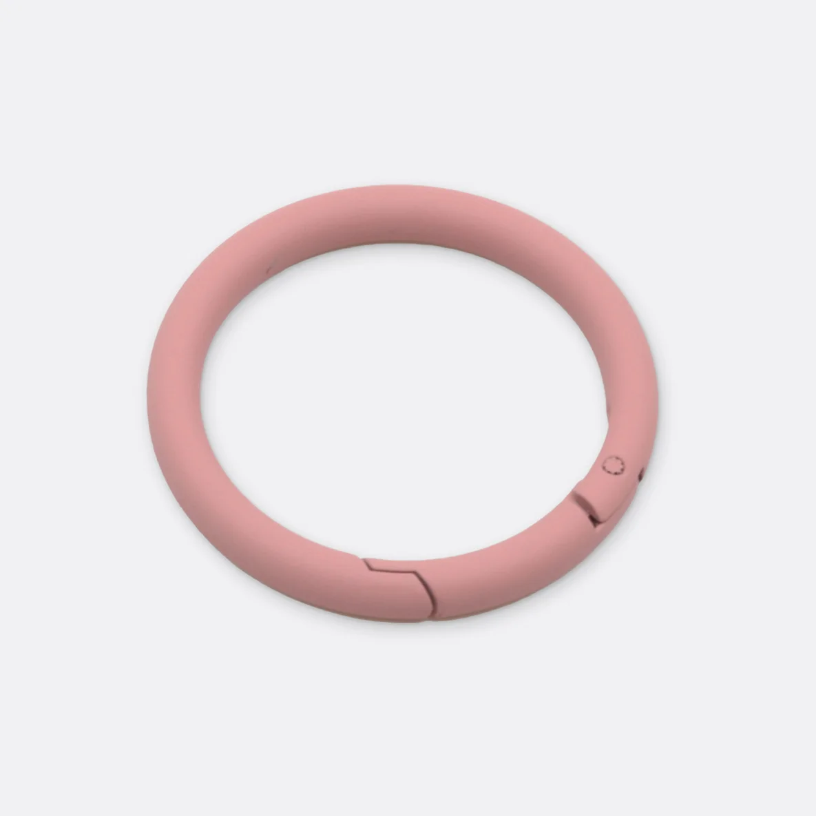 Ring mit Schnappverschluss, 40mm, 1 Stück, Altrosa D213