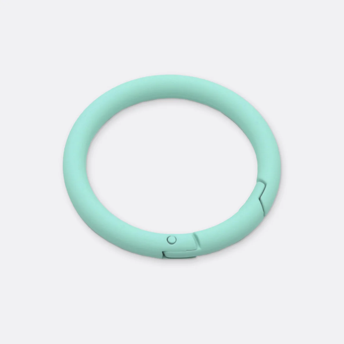 Ring mit Schnappverschluss, 40mm, 1 Stück, Mint D871