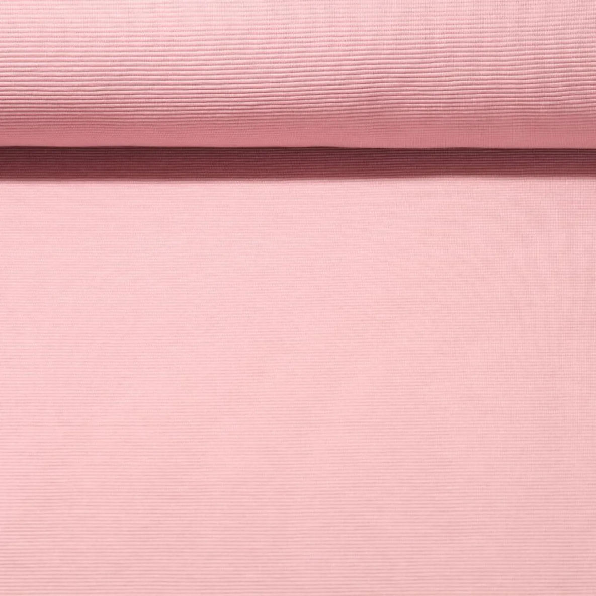 Rippjersey "Mona" Quergerippt Uni Altrosa