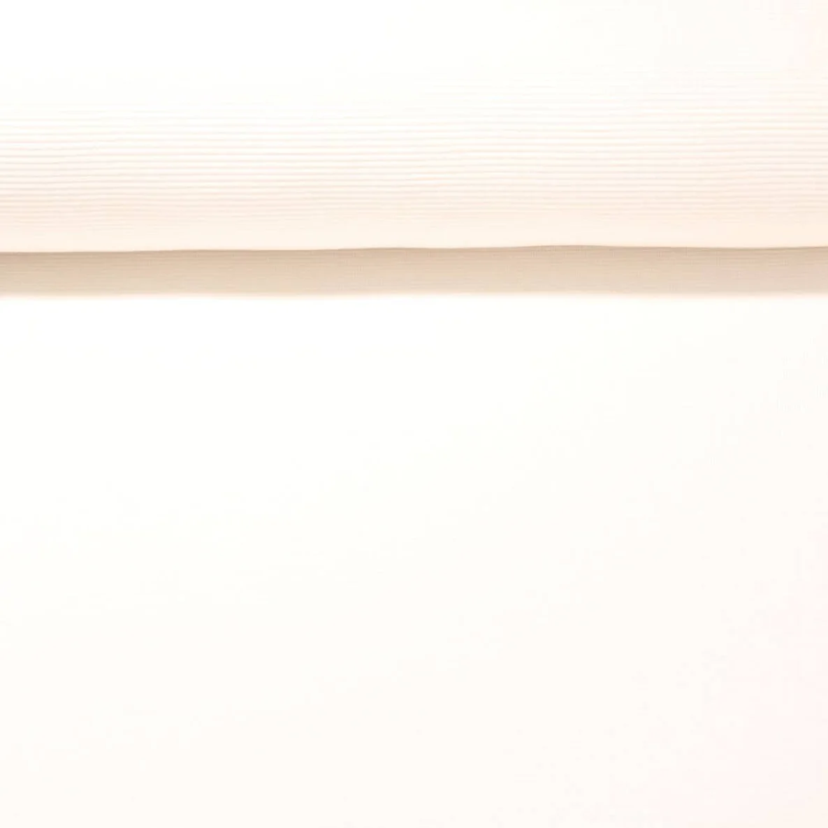 Rippjersey "Mona" Quergerippt Uni Ecru