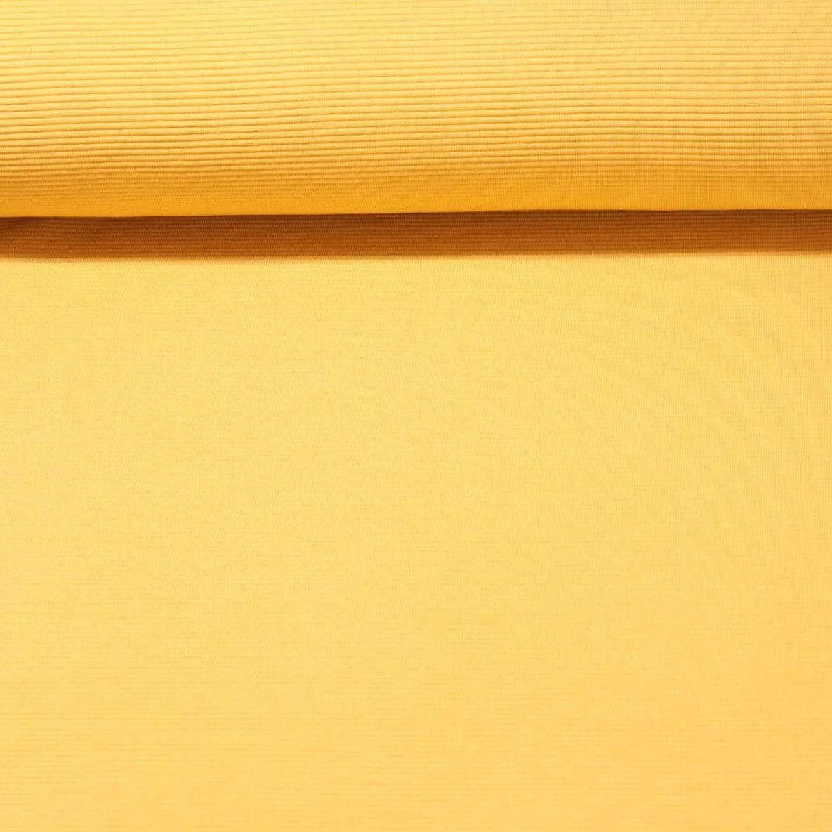 Rippjersey "Mona" Quergerippt Uni Gelb