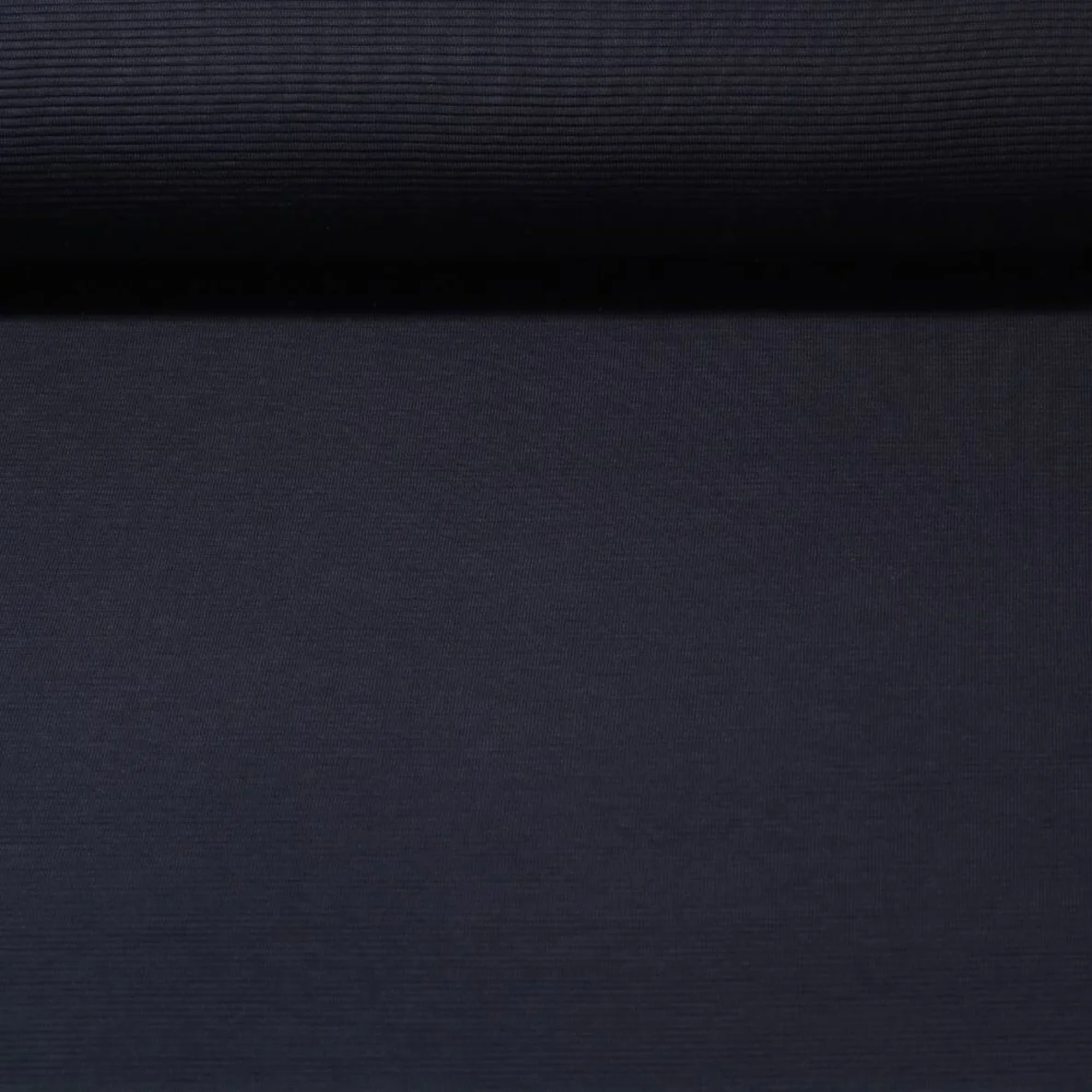 Rippjersey "Mona" Quergerippt Uni Navy