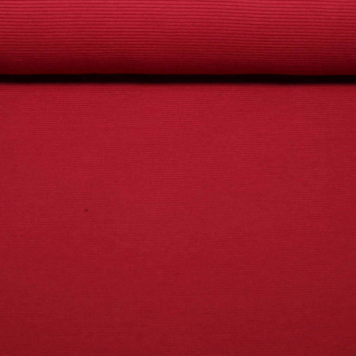 Rippjersey "Mona" Quergerippt Uni Burgunderrot