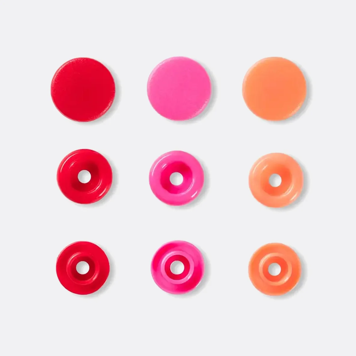 PRYM Color Snap Druckknöpfe, Rot