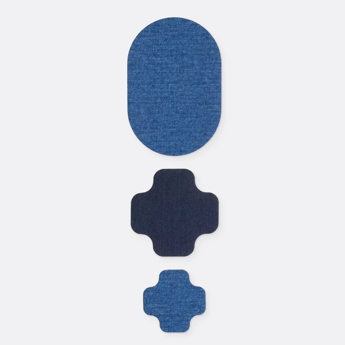 PRYM Rub-on Patch STRETCH Design 3 Stück Jeans