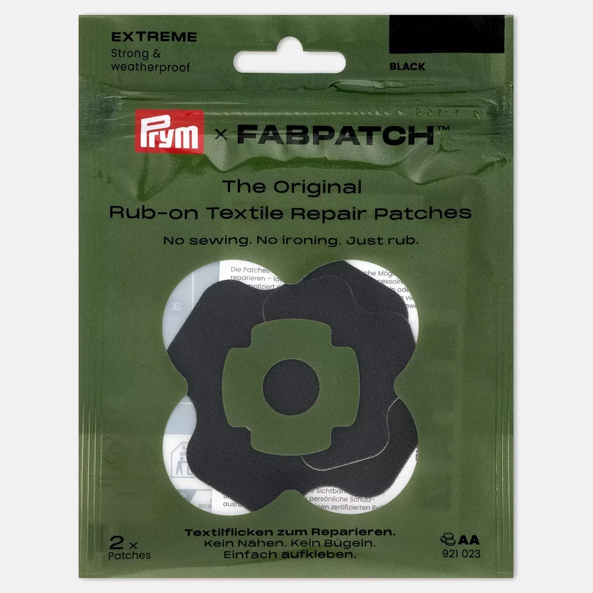 PRYM Rub-on Patch EXTREME 2 Stück 