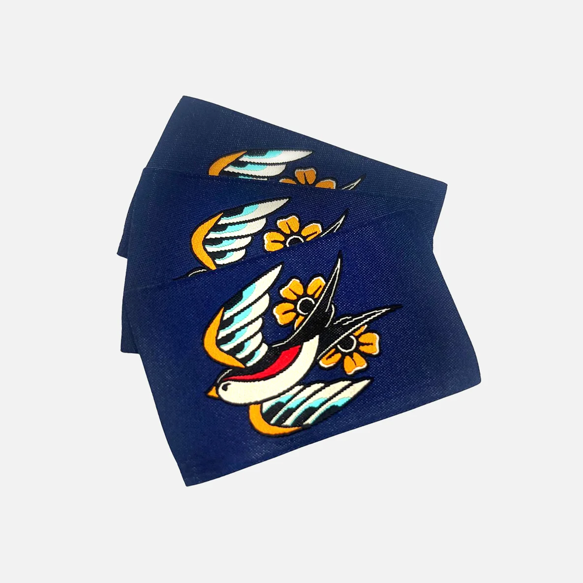 Webetikett "Tattoo Schwalbe" L
