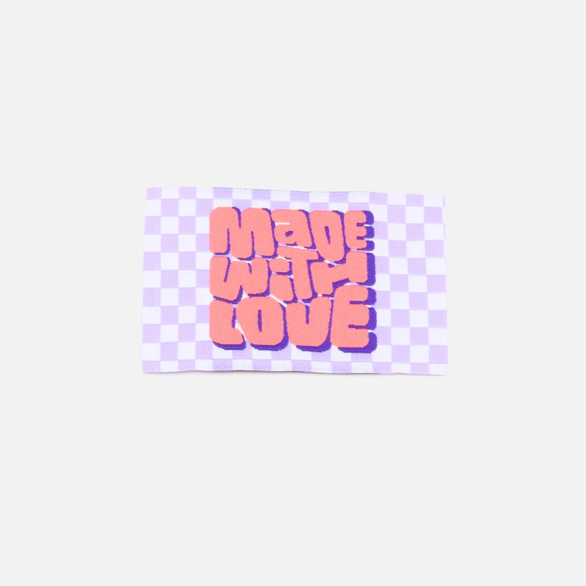 Webetikett "Made with Love" L