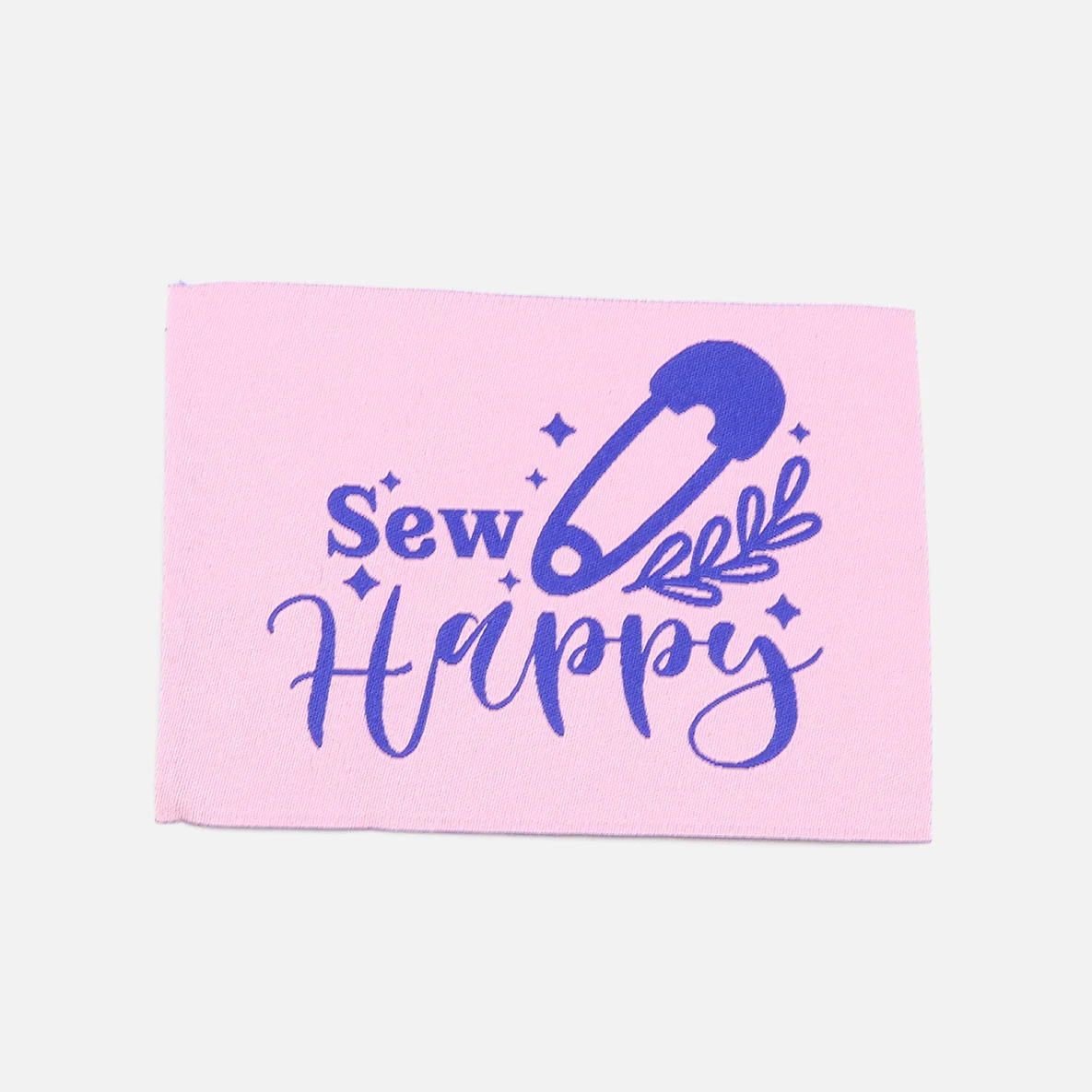 Webetikett "Happy Sewing" XL