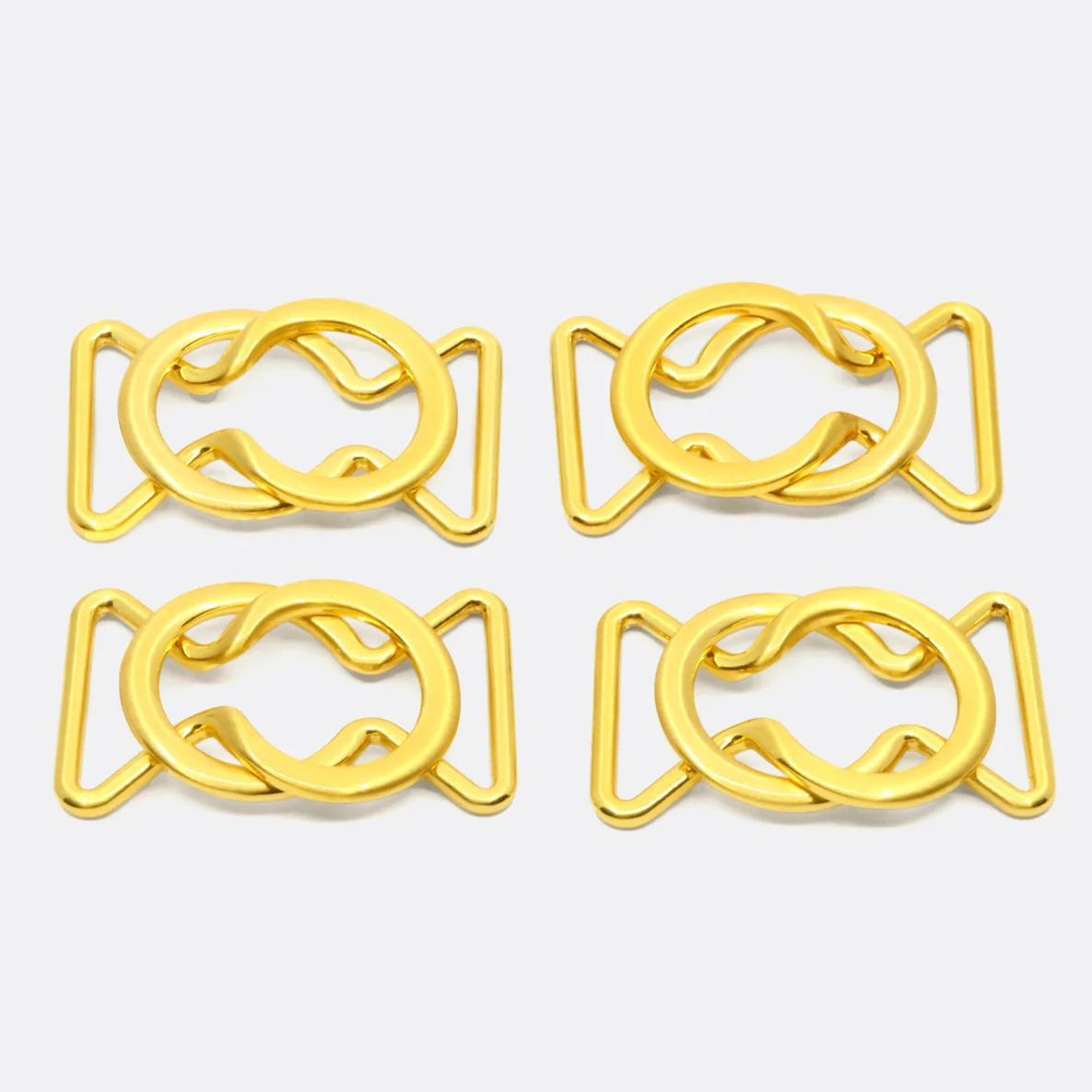 Gürtelschnalle Design 25mm, Gold