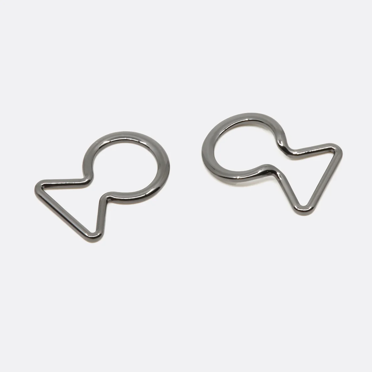 Gürtelschnalle Design 25mm, Gunmetal