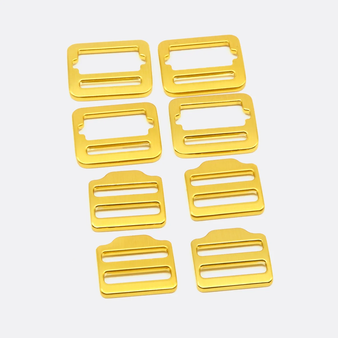 Metall Schieberverschluss 25mm Gold, 4 Stück