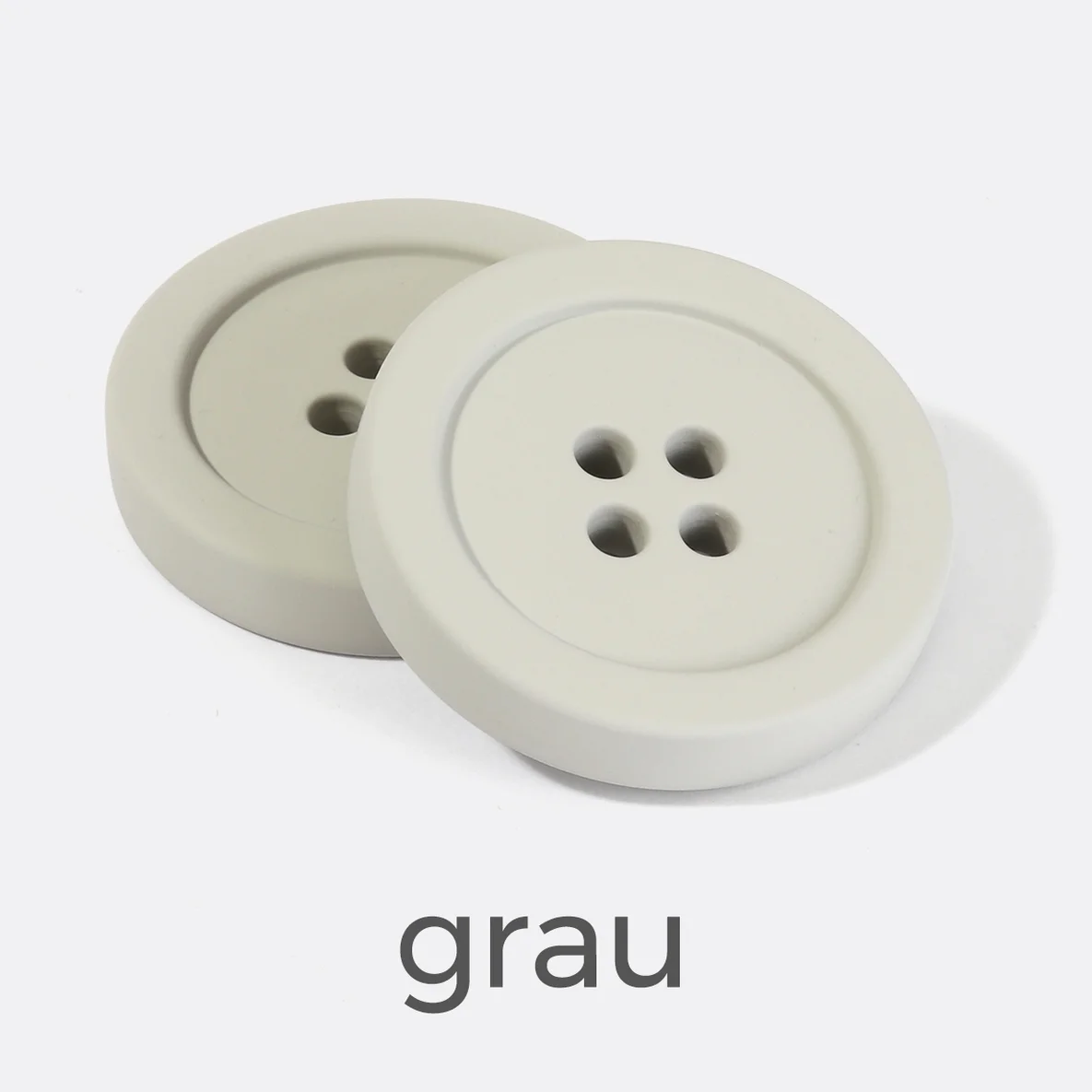 Nähgewichte Fixiergewichte in Knopfform grau