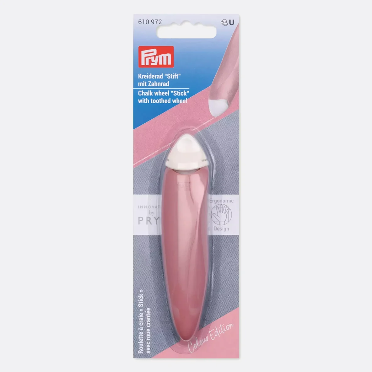 PRYM Ergonomics Kreiderad Stift, Beere