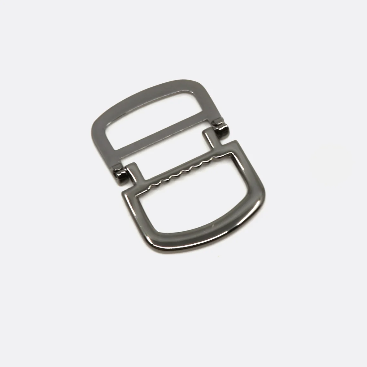 Klappbarer Doppel-D-Ring Metall 25mm, Gunmetal