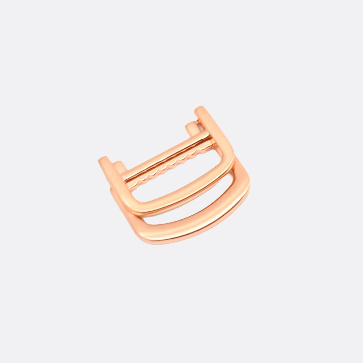 Klappbarer Doppel-D-Ring Metall 25 mm, Kupfer