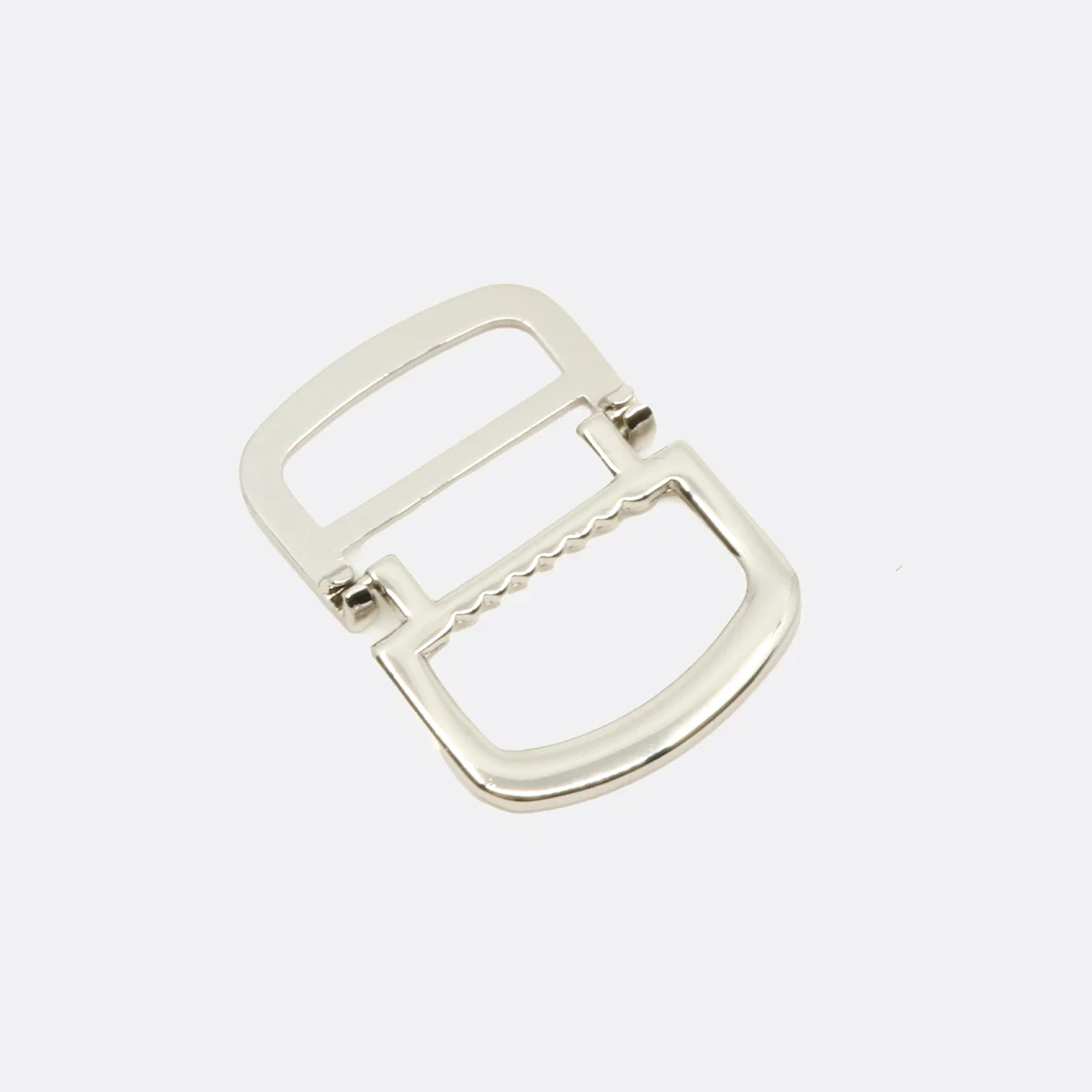 Klappbarer Doppel-D-Ring Metall 25mm, Silber