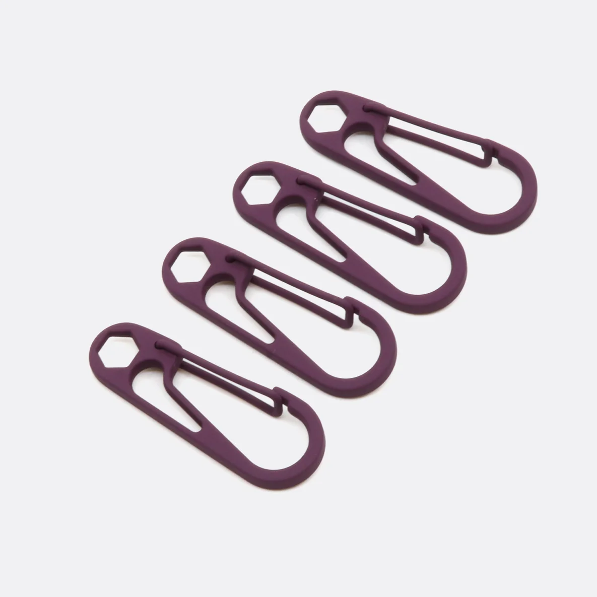 Kordelkarabiner Beere D230, 4 Stück
