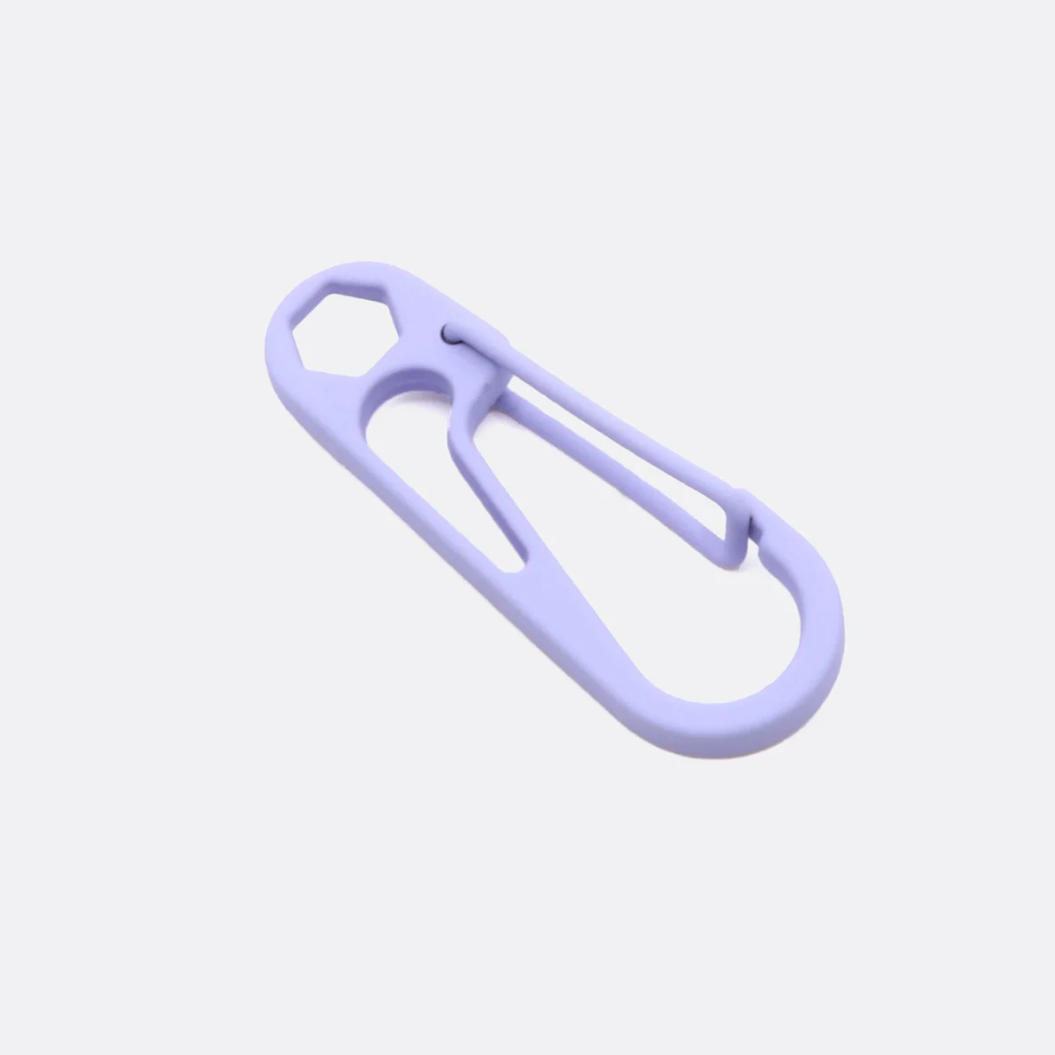 Kordelkarabiner Flieder D268, 1 Stück