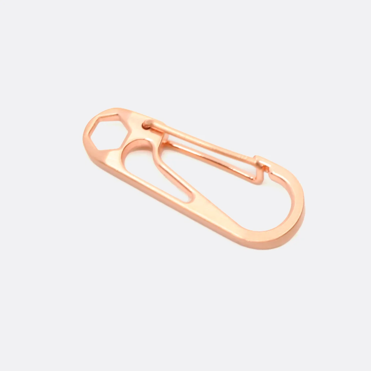Kordelkarabiner Kupfer, 1 Stück