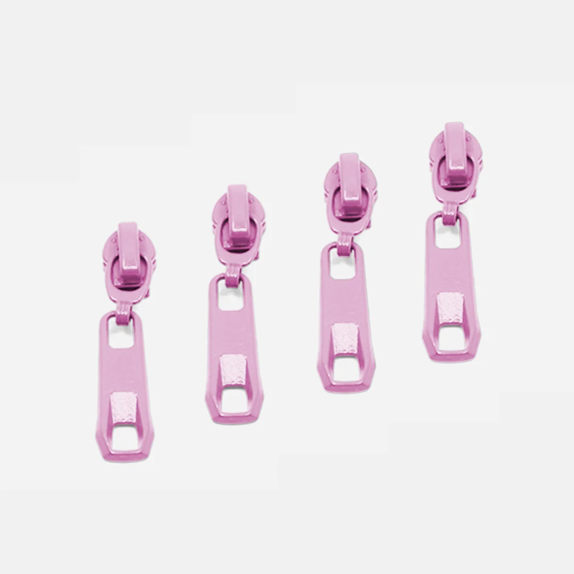 Reverse Zipper für 4mm Raupe Kräftiges Rosa B57