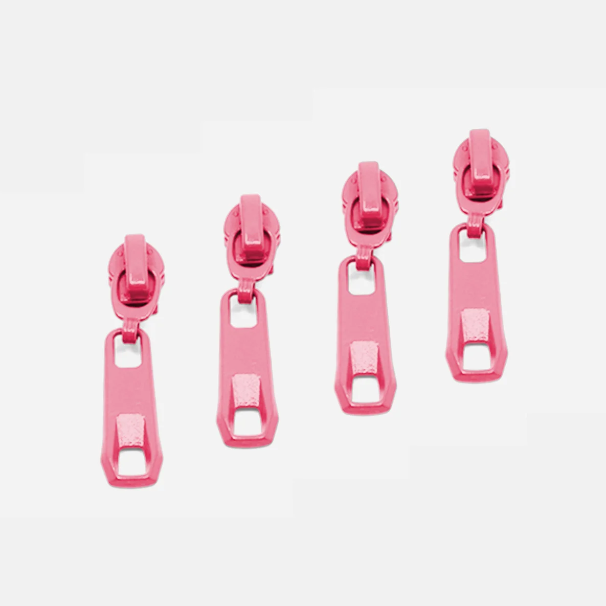 Reverse Zipper für 4mm Raupe Schweinchenrosa D322
