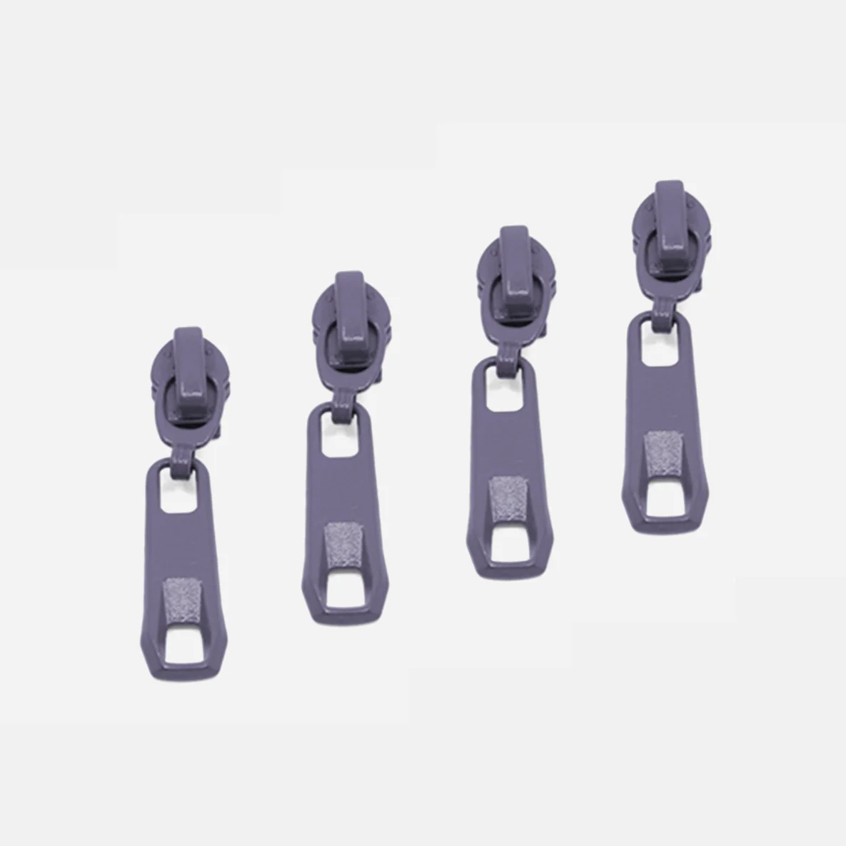 Rückseiten Reverse Zipper 4mm Perlonraupe Lilac D319