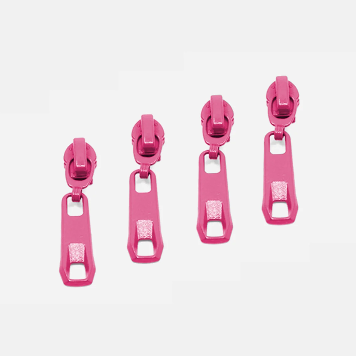 Rückseiten Reverse Zipper 4mm Perlonraupe Pink B47