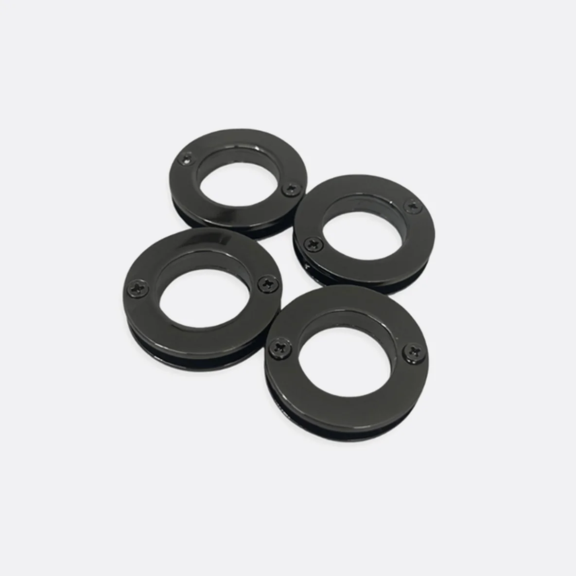 Zierösen, 4 Stück, Gunmetal