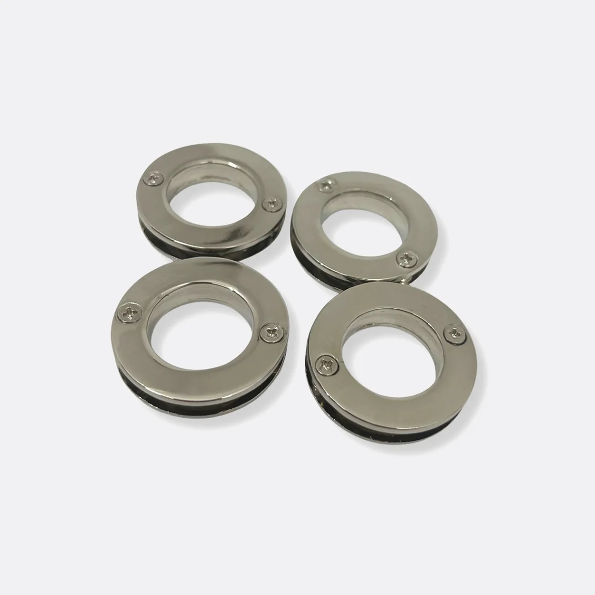 Zierösen, 4 Stück, Silber