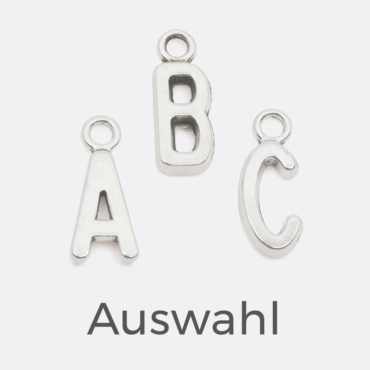 Charm Anhänger Buchstabe 1Stück