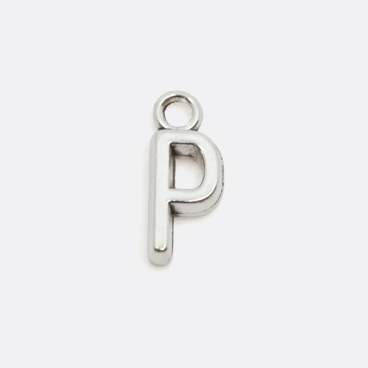 Charm-Anhänger in Buchstaben-Form: P