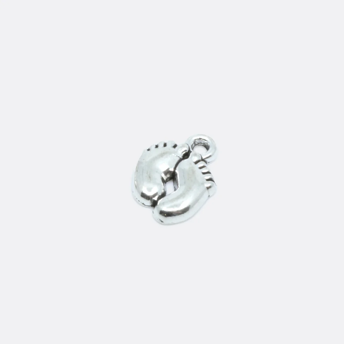 Charm Anhänger Füße Silber 1 Stück