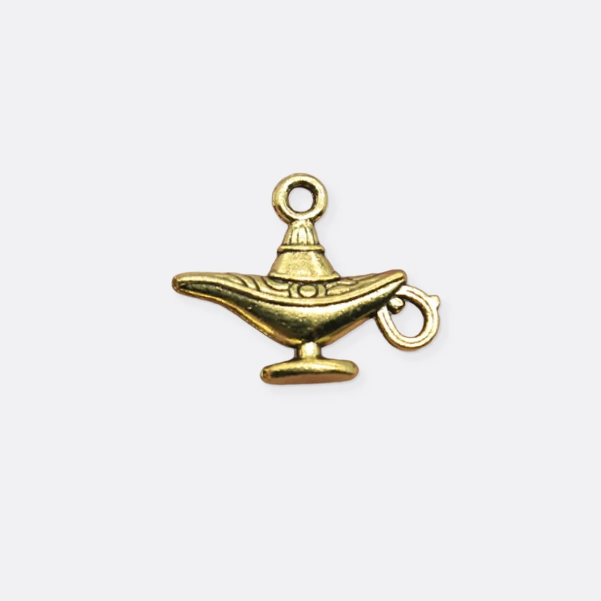 Charm Anhänger Wunderlampe Gold 1 Stück