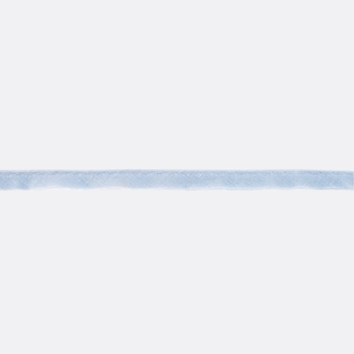 Paspelband aus 100 % Baumwolle in Hellblau