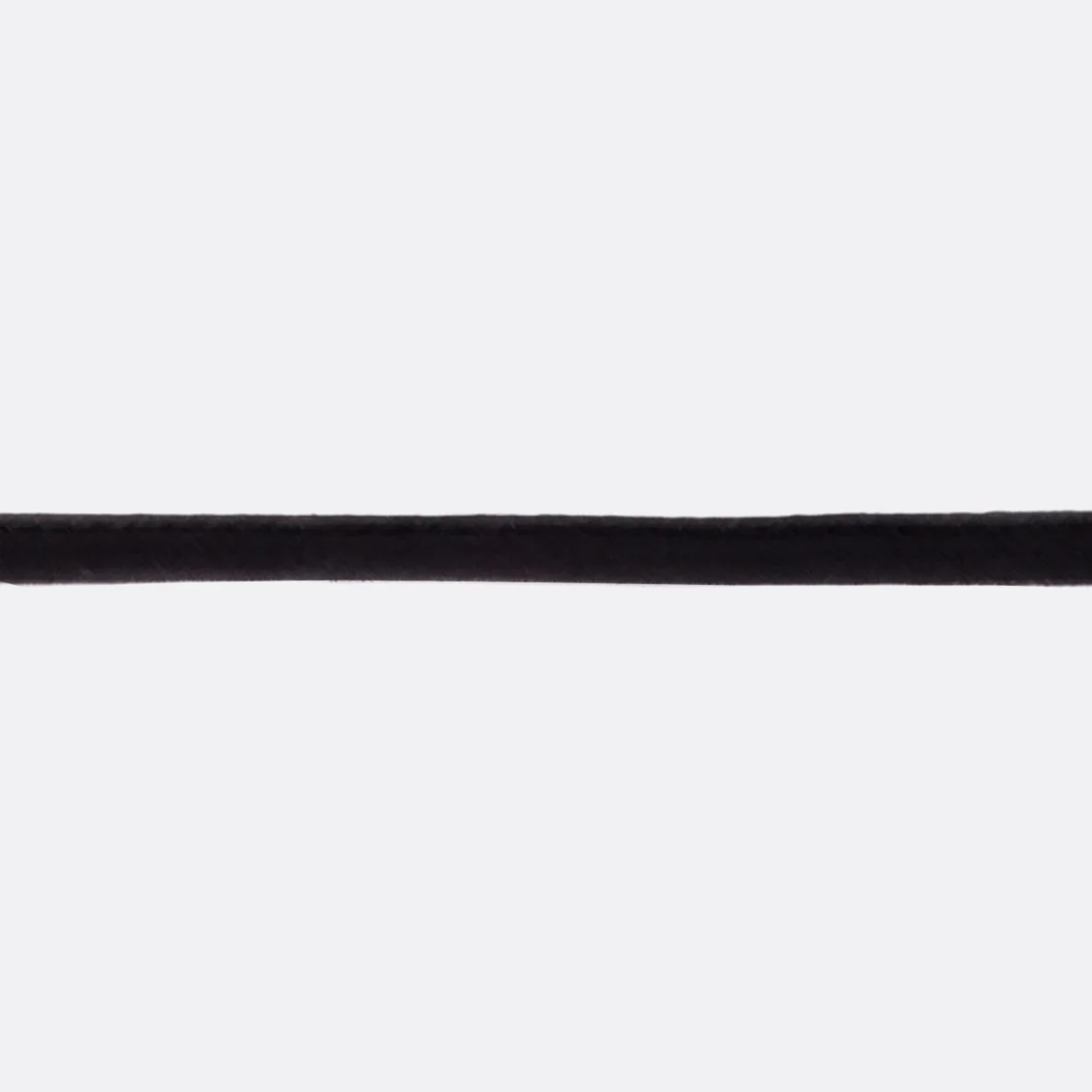 Paspelband aus 100 % Baumwolle in Schwarz