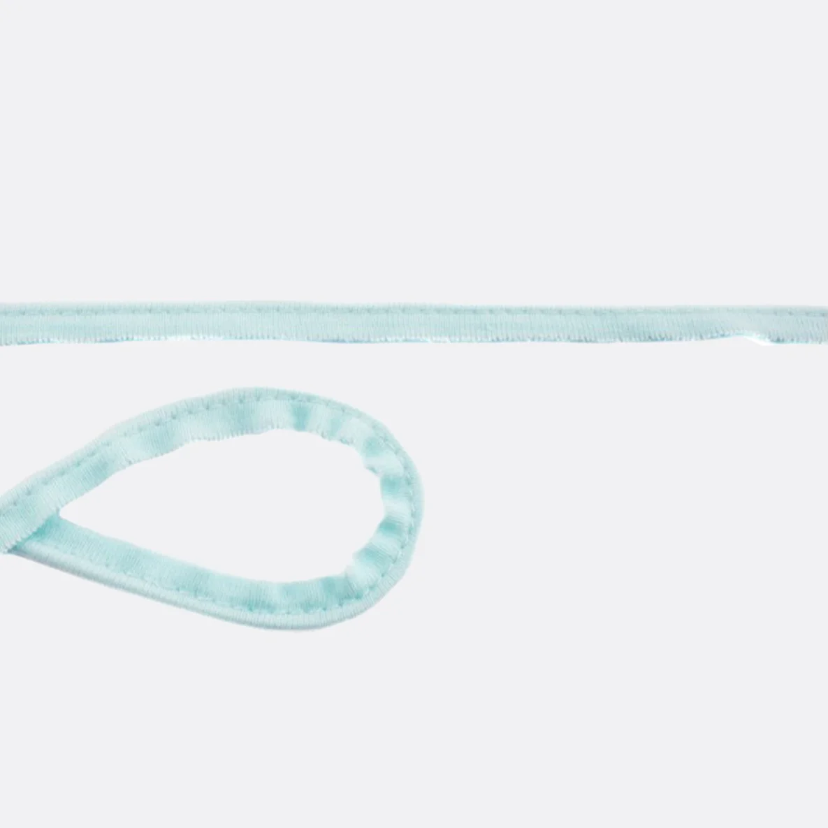Elastisches Paspelband aus Baumwolljersey in Hellmint